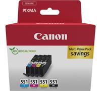 Canon 6509B015 cartouche d'encre 1 pièce(s) Original Noir, Cyan, Magenta, Jaune