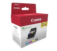 Canon 6509B016 cartouche d'encre 4 pièce(s) Original Noir, Cyan, Magenta, Jaune