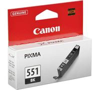 Canon CLI-551BK - 7 ml - noir - original - réservoir d'encre - pour PIXMA iP8750, iX6850, MG5550, MG5650, MG5655, MG6450, MG6650, MG7150, MG7550, MX725, MX925
