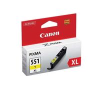 Canon Cartouche d'encre jaune à haut rendement CLI-551XL