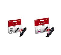 Canon CLI-551XL Cartouche GY Gris XL (Emballage Carton) & CLI-551XL Cartouche M Magenta XL (Emballage Carton)