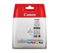 Canon CLI-571 Multipack cartouche d'encre 4 pièce(s) Original Noir, Cyan, Magenta, Jaune