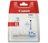 Canon Cartouche d'encre CLI-571C XL Cyan Originale à rendement élevé 680 pages 0332C004
