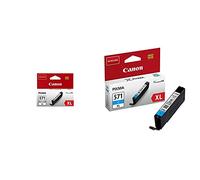 Canon CLI-571XL Cartouche GY Gris XL (Emballage carton) & CLI-571XL Cartouche C Cyan XL (Emballage carton)