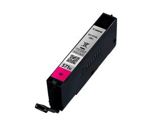 Canon CLI-571XL Magenta Haut Rendement - Cartouche d'encre 11ml - Pigment ChromaLife100 - Jusqu'à 645 pages - Compatible Pixma MG575x/685x/775x