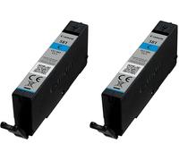 Canon CLI-581 C Cartouche Cyan (Emballage Carton) (Lot de 2)