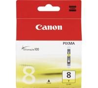 Canon Cartouche d'encre CLI-8 (0623B001) Jaune – 280 pages – Pour PIXMA iP3300
