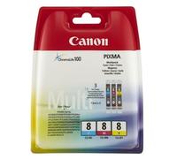 Canon Cli-8 Multipack (Cyan-Mentera-Yellow)