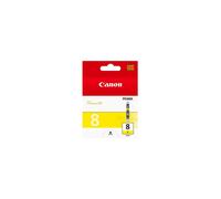 Canon CLI-8Y Cartouche d'encre Jaune Pigmentée 13ml, 280 pages ISO/IEC 24711, pour PIXMA iP/MP/MX/Pro, Référence 0623B001 (Japon)