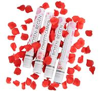 Canon Confettis Mariage Petale, RosyFate 4 x Canon Confettis Blanc 40cm, Portée 6-10Mètres, Bombe Confettis, Party Popper pour Mariage, Proposition, Saint Valentin, Confession