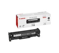 Canon CRG-718 Bk Cartouche Toner Noir Original (2662B002) - Rendement 3400 Pages ISO 19798 - i-SENSYS MF729Cx