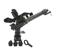 Canon d'arrosage réglable avec filetage 1 1/2". Modèle d'arroseur agricole pour grandes portées, diamètre couvert de 24 à 60 m. Arroseur d'arrosage avec angle réglable jusqu'à 360.