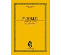 Johann Pachelbel – Canon en mi / Gigue – 3 violons et basse continue – Partition (Schott)