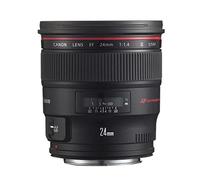 Canon EF - Objectif Grand Angle - 24 mm - f/1.4 L II USM - Canon EF - pour EOS 1000, 1D, 50, 500, 5D, 7D, Kiss F, Kiss X2, Kiss X3, Rebel T1i, Rebel XS, Rebel XSi