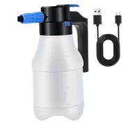 Canon en mousse pressurisé électrique de 1,5 litre, pulvérisateur de mousse pour voiture, lave-auto en mousse, portable avec câble USB, idéal pour le nettoyage de voiture, la beauté
