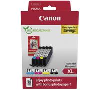 Original Canon 0332C006 / CLI571XL Cartouche d'encre multi pack