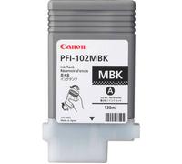 Canon Cartouche d'encre PFI-102MBK Noir mat authentique (TVA incluse)