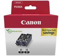 Canon Encre PGI-35 BK Paquet de 2 d'origine noir 1509B029