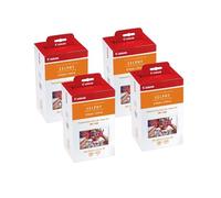 Canon Ensemble d'encre et papier couleur, compatible avec SELPHY CP910/CP820/CP1200, lot de 4 RP-108