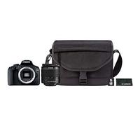 Canon EOS 2000D BK 18-55 IS + SB130 +16GB EU26 Kit d'appareil-photo SLR 24,1 MP CMOS 6000 x 4000 pixels Noir