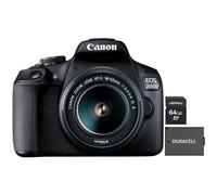 Canon EOS 2000D BK 18-55 IS II EU26 Kit d'appareil-photo SLR 24,1 MP CMOS 6000 x 4000 pixels Noir