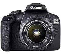 Canon EOS 2000D BK 18-55 IS II EU26 Kit d'appareil-photo SLR 24,1 MP CMOS 6000 x 4000 pixels Noir