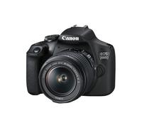Canon EOS 2000D + EF-S 18-55mm f/3.5-5.6 IS II + EF 75-300mm f/4-5.6 III Kit d'appareil-photo SLR 24,1 MP CMOS 6000 x 4000 pixels Noir