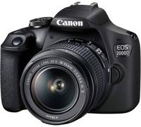 Canon EOS 2000D BK 18-55 IS II EU26 Kit d'appareil-photo SLR 24,1 MP CMOS 6000 x 4000 pixels Noir