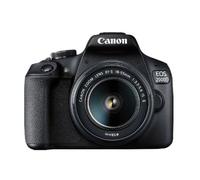 Canon EOS 2000D BK 18-55 IS II EU26, 24,1 MP, 6000 x 4000 pixels, CMOS, Full HD, Noir 2728C003