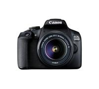 Canon EOS 2000D + EF-S 18-55mm f/3.5-5.6 III Kit d'appareil-photo SLR 24,1 MP CMOS 6000 x 4000 pixels Noir