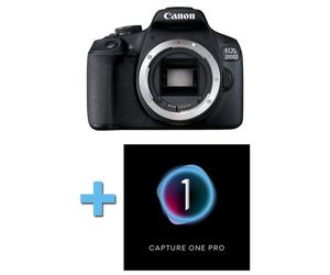 CANON EOS 2000D Nu + Logiciel Capture One Pro