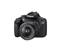Canon EOS 2000D Reflex numérique + Objectif EF-S 18-55mm is II | Reflex numérique facile à utiliser; capteur CMOS 24,1 mégapixels, autofocus 9 zones, objectif EF-S 18-55mm inclus