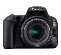Canon EOS 200D + EF-S 18-55mm f/4-5.6 IS STM Kit d'appareil-photo SLR 24,2 MP CMOS 6000 x 4000 pixels Noir
