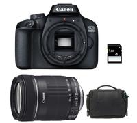 CANON EOS 4000D + 18-135 IS GARANTI 3 ans + Sac + SD 4Go