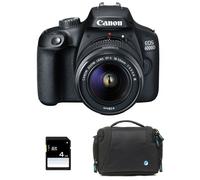 CANON EOS 4000D + 18-55 III GARANTI 3 ans + Sac + SD 4Go