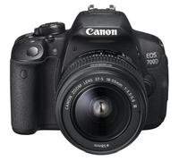 Canon EOS 700D + EF-S 18-55mm Kit d'appareil-photo SLR 18 MP CMOS 5184 x 3456 pixels Noir