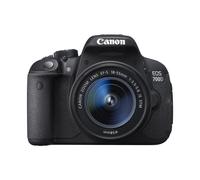 Canon EOS 700D + EF-S 18-55 mm 18 MP CMOS 5184 3456 pixels Noir