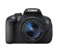 Canon EOS 700D + EF-S 18-55mm Kit d'appareil-photo SLR 18 MP CMOS 5184 x 3456 pixels Noir