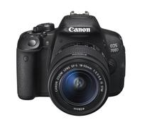 Canon EOS 700D + EF-S 18-55mm Kit d'appareil-photo SLR 18 MP CMOS 5184 x 3456 pixels Noir