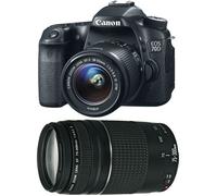 CANON EOS 70D + 18-55 IS STM + 75-300 III