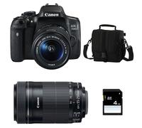 CANON EOS 750D + 18-55 IS STM + 55-250 IS STM + Sac + SD 4Go