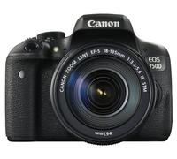 Canon EOS 750D + EF-S 18-135mm Kit d'appareil-photo SLR 24,2 MP CMOS 6000 x 4000 pixels Noir