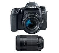 CANON EOS 77D + 18-55 IS STM + 55-250 IS STM