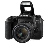 Canon EOS 77D + 18-55mm F4.0-5.6 IS STM Kit d'appareil-photo SLR 24,2 MP CMOS 6000 x 4000 pixels Noir