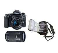 Canon EOS 77D + EF-S 18-55mm IS STM + EF-S 55-250mm IS STM + Sac