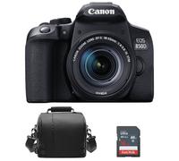 CANON EOS 850D KIT EF-S 18-55mm F4-5.6 IS STM Noir + sac pour appareil photo + carte SD 16 Go