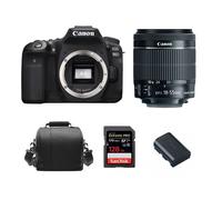 CANON EOS 90D KIT EF-S 18-55mm IS STM + SANDISK 128 Go + Sac + Batterie LP-E6N