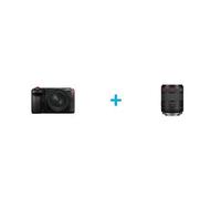 Canon EOS C50 Kit Caméra Cinéma Full-Frame 7K Noir + Objectif RF 24mm F1,4 L + Poignée XLR
