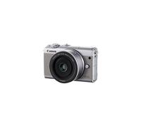 Canon EOS M100 - Appareil photo numérique - sans miroir - 24.2 MP - APS-C - 1080p / 60 pi/s - 3x zoom optique lentille EF-M 15-45 mm - Wi-Fi, NFC,