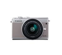 Canon EOS M100 + EF-M 15-45mm IS STM MILC 24,2 MP CMOS 6000 x 4000 pixels Argent